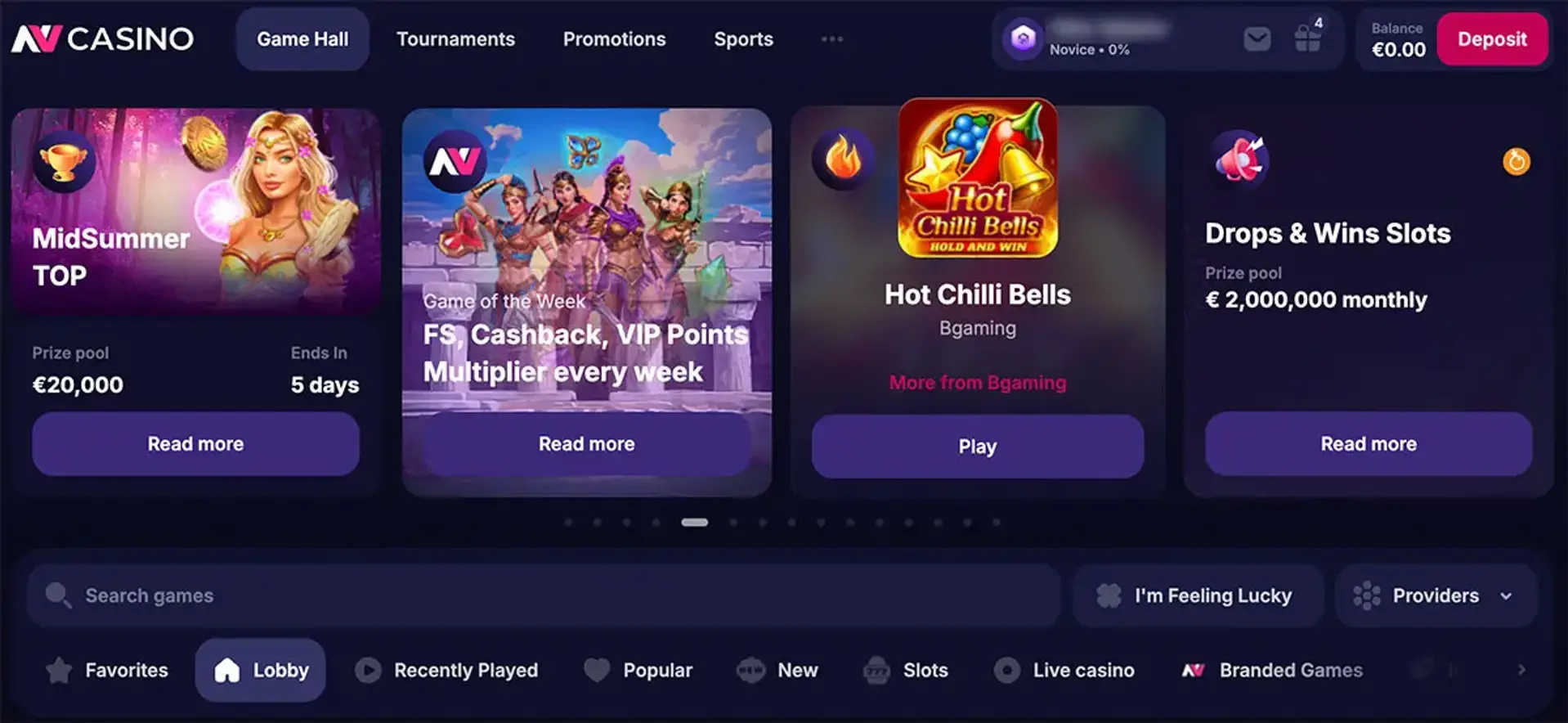 NV Casino bonusar – kampanjer