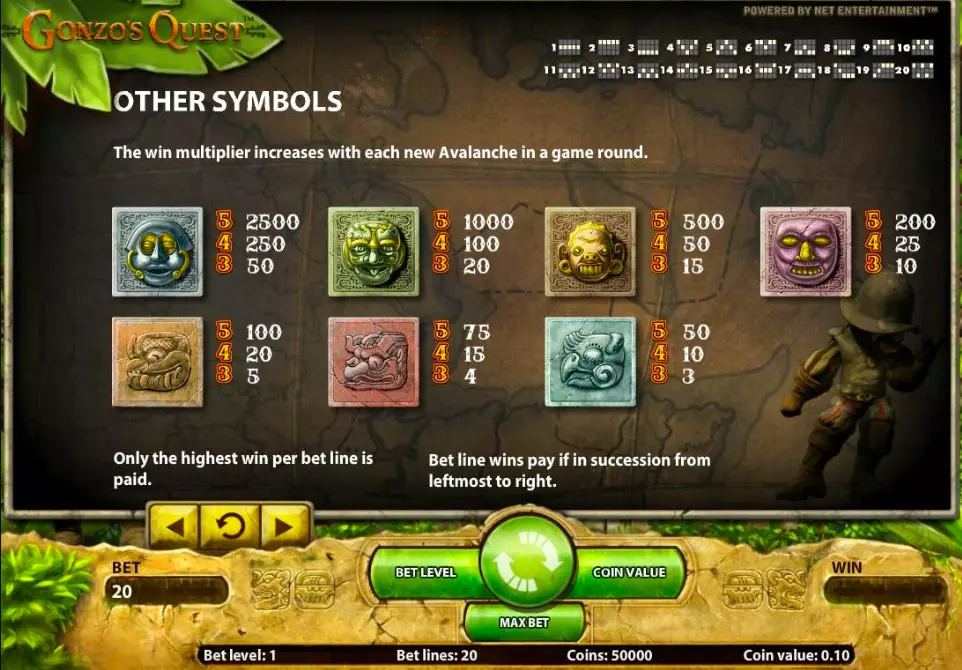 Gonzo's Quest – NetEnt slot